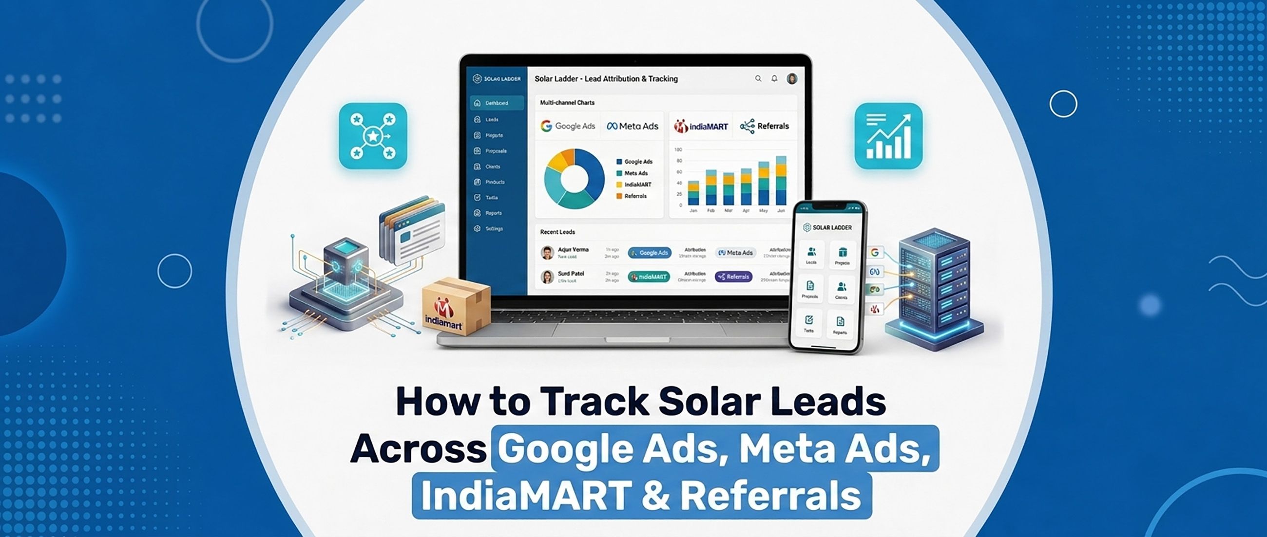 How to Track Solar Leads Across Google Ads, Meta Ads, IndiaMART & Referrals