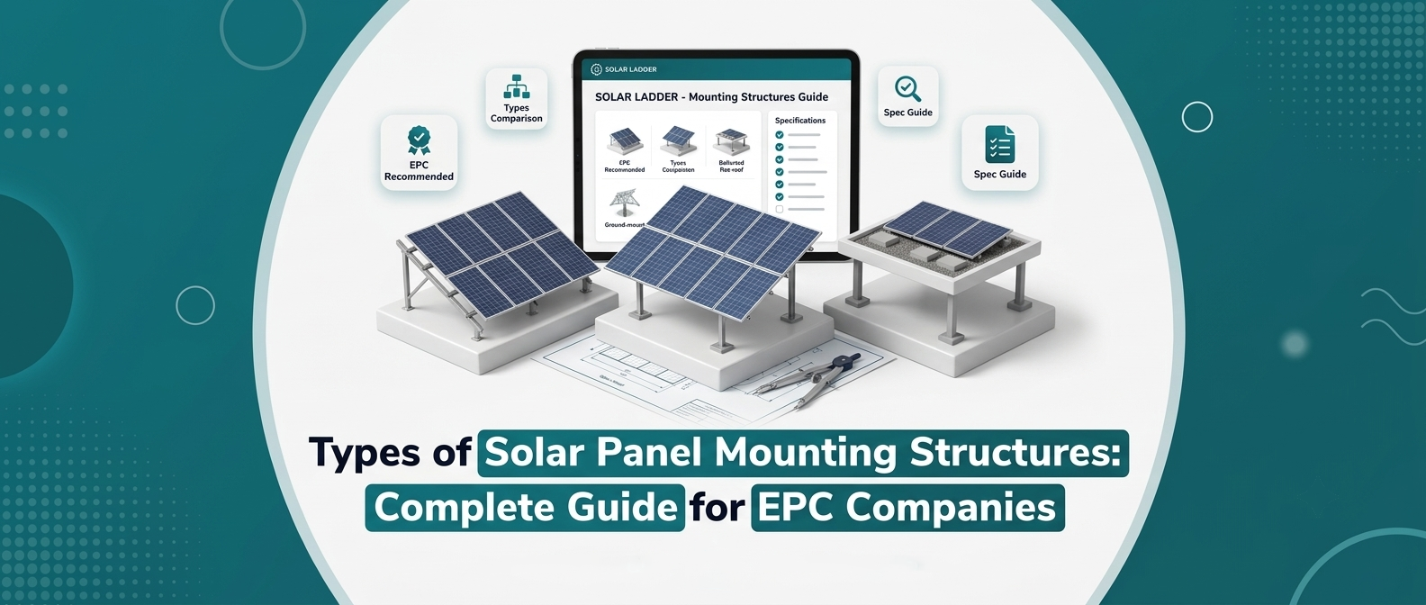 Types of Solar Panel Mounting Structures: Complete Guide for EPC Companies