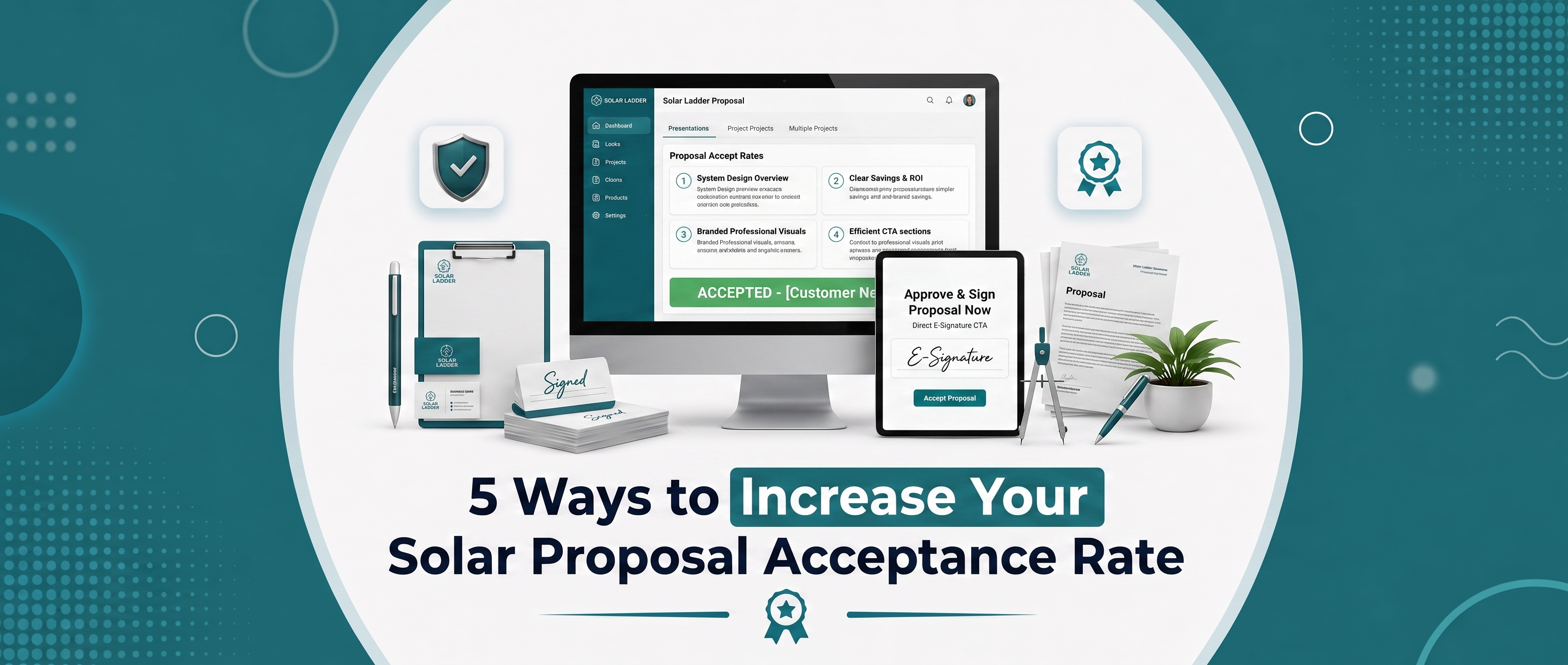 5 Ways to Increase Your Solar Proposal Acceptance Rate