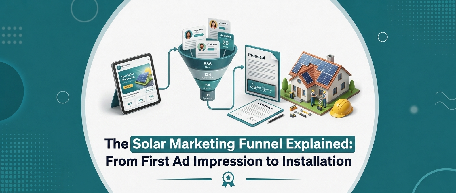 The Solar Marketing Funnel Explained: From First Ad Impression to Installation