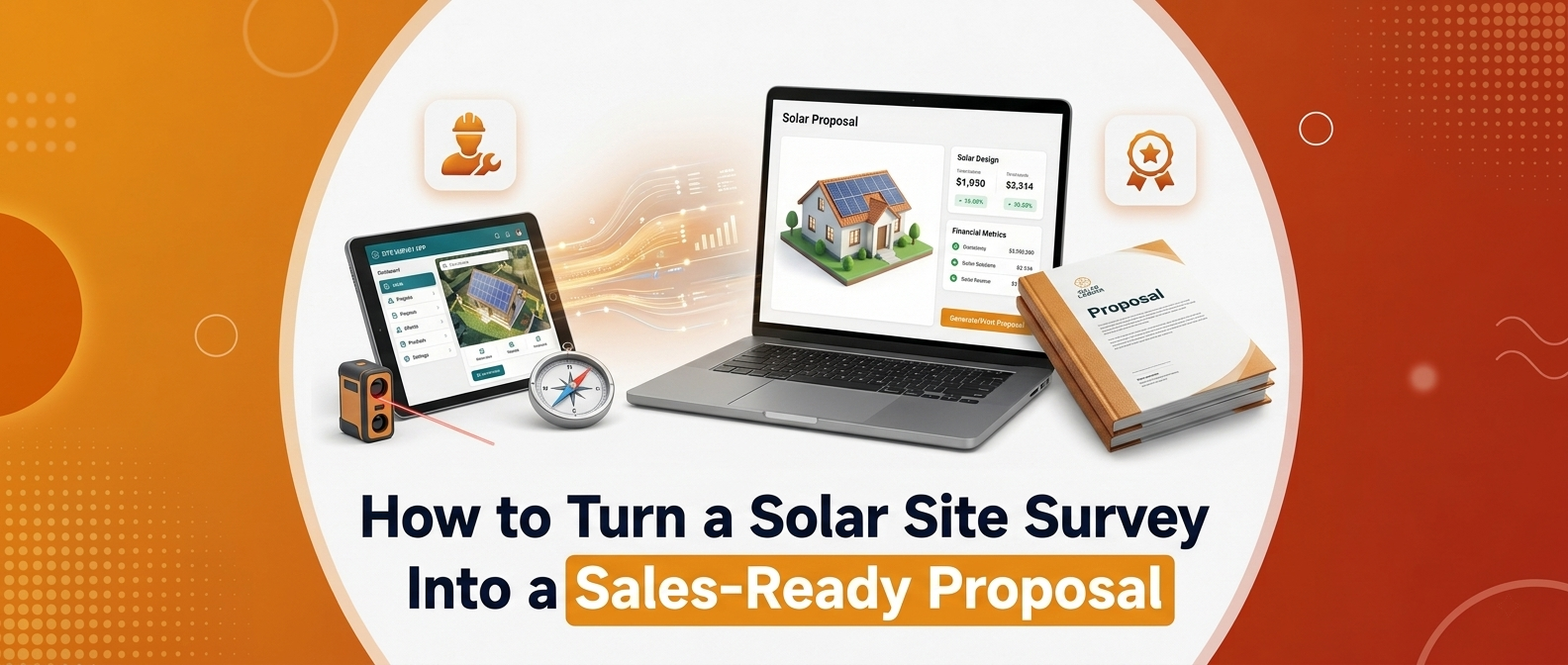 How to Turn a Solar Site Survey Into a Sales-Ready Proposal