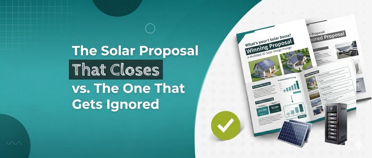 The Solar Proposal That Closes vs. The One That Gets Ignored