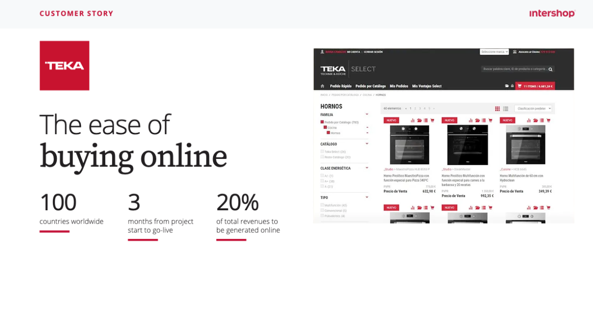 Case Study | Teka revolutionizes customer experience and went live within three months.