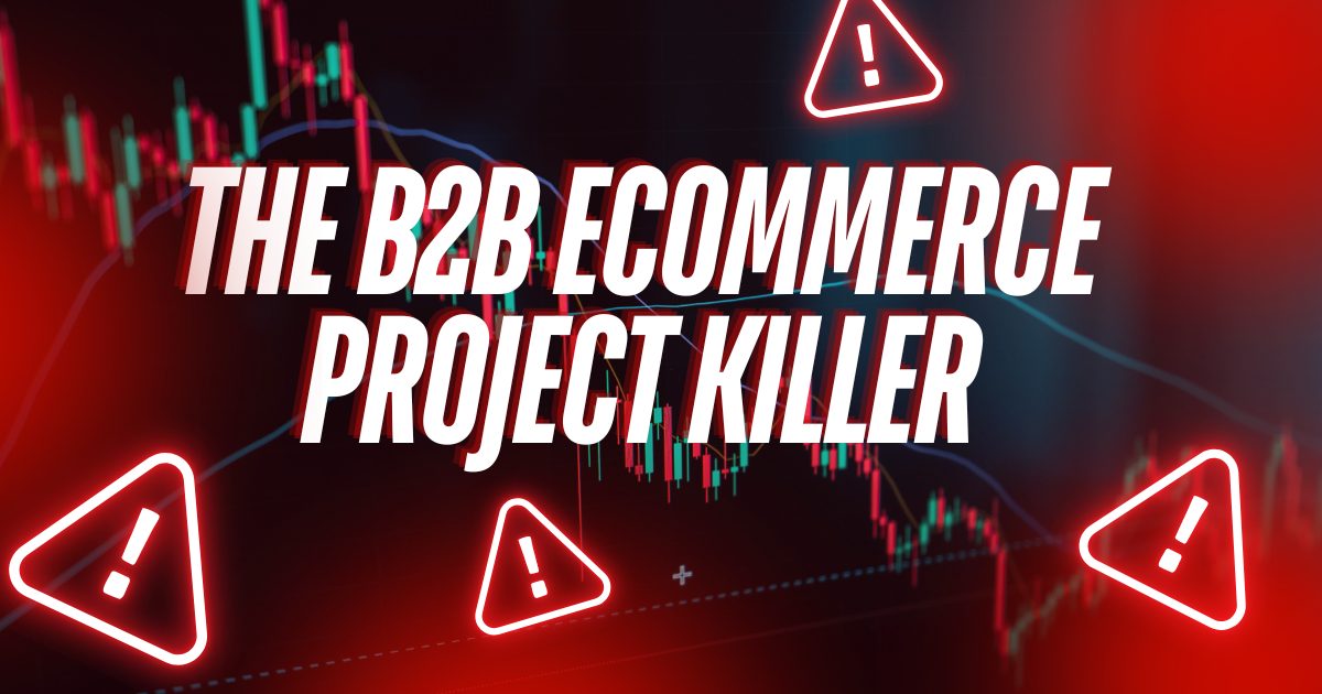The No.1 killer to B2B ecommerce projects