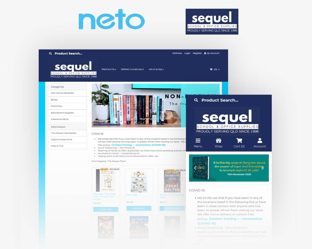 Case Study | How Sequel Transformed Their Store and Grew Revenue with Neto