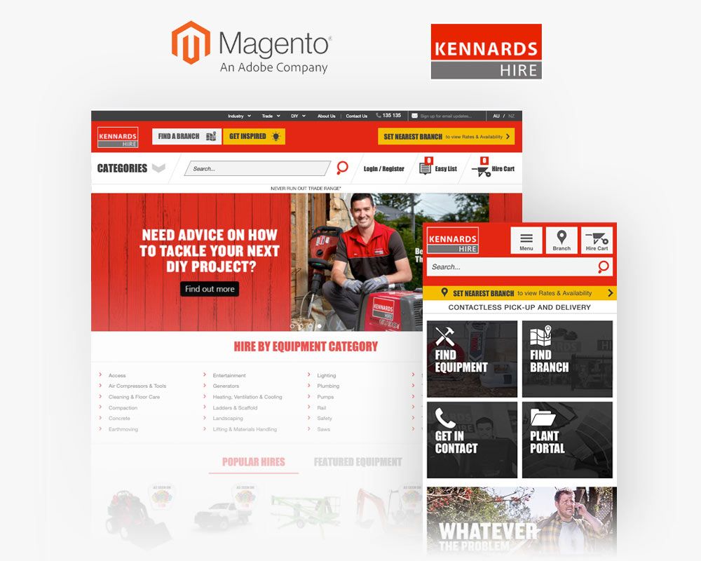 Case Study | Kennards Hire's rental business re-tooled with Adobe Commerce