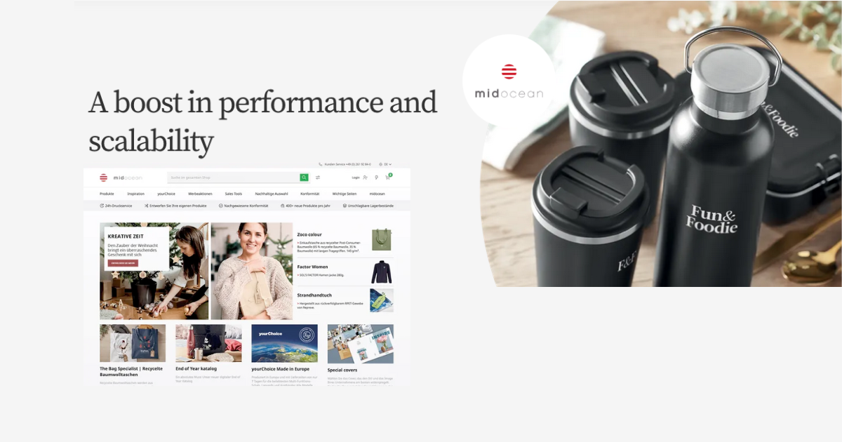 Case Study | midocean proudly unveils its powerful new B2B online store