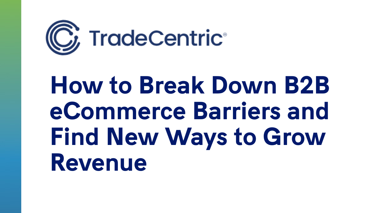 How to Break Down B2B eCommerce Barriers and Find New Ways to Grow Revenue