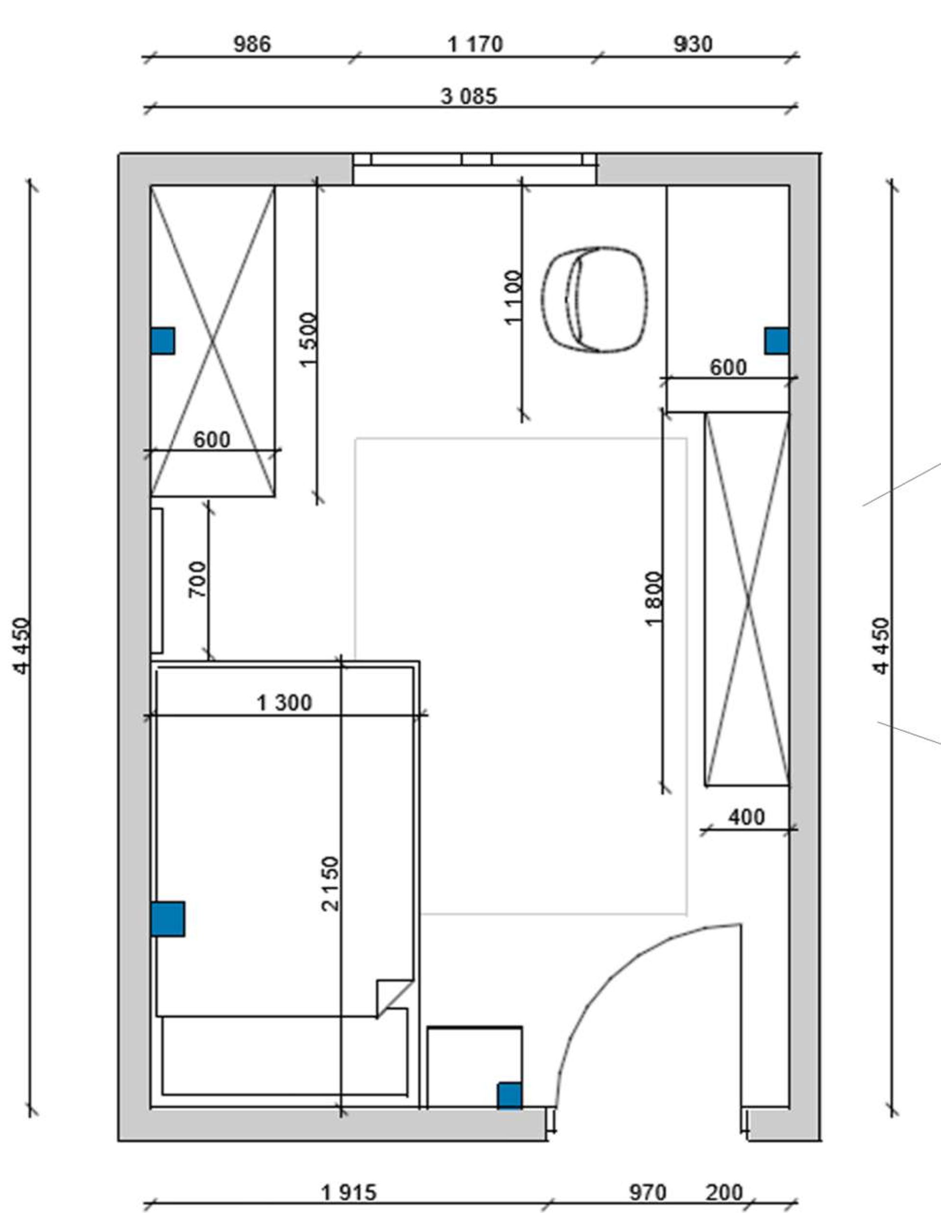Organisation von Stauraum und Arbeitsplatz