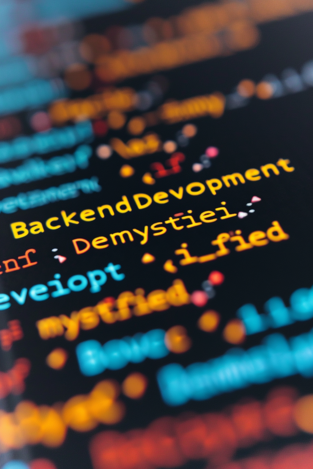 cover image of the book Backend Development Demystified