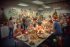 Christmas party at the office
