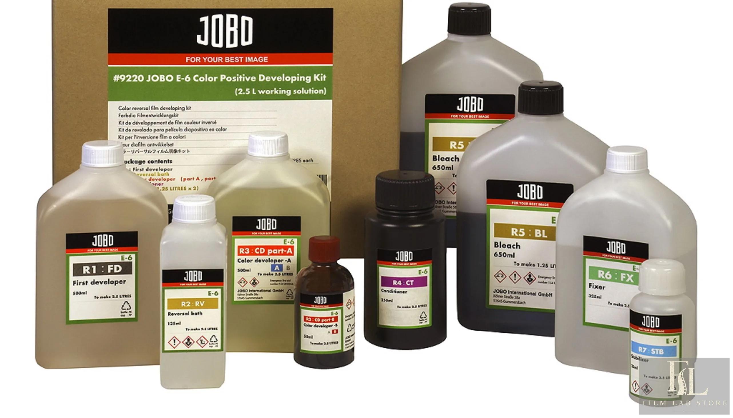 JOBO #9220 E-6 Farbpositiv-Entwickler Kit to make 2500 ml to mix 2500 ml