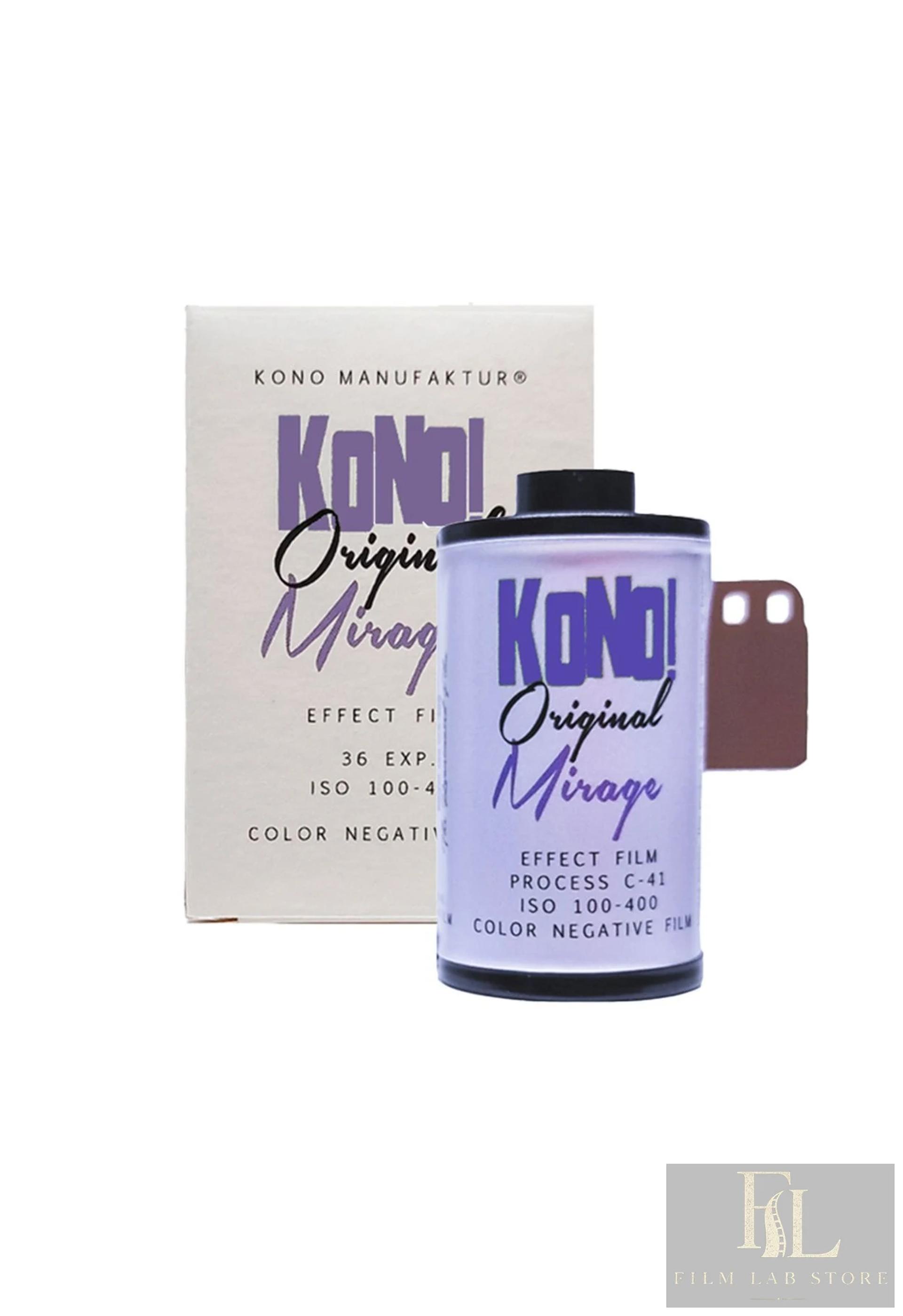 KONO! Original Mirage — цветная плёнка 135, 36 кадров, ISO 400, предварительно засвеченная