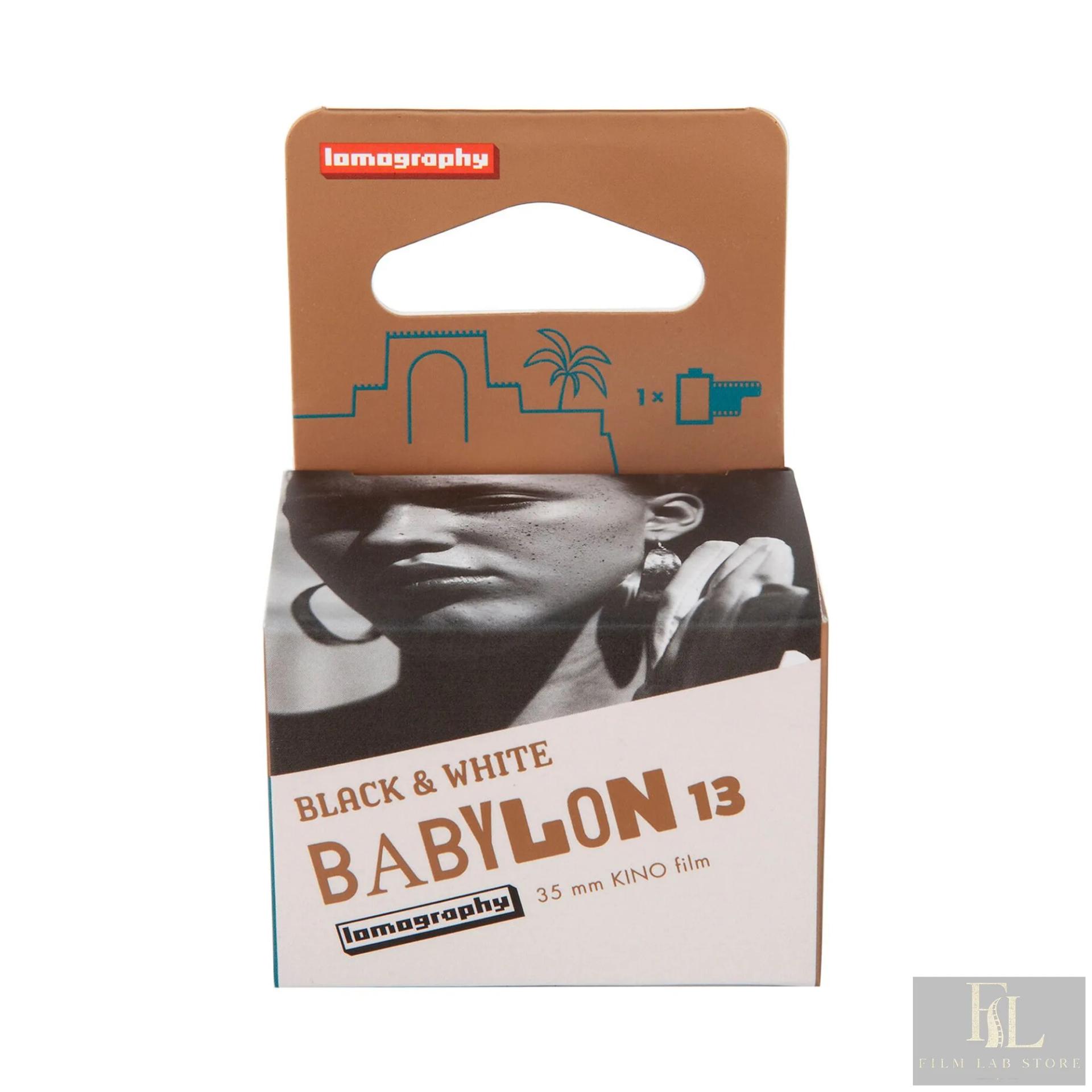 Lomography Babylon Kino 13 — чорно-біла кіноплівка 135, 36 кадрів, ISO 13, протермінована 05/2023