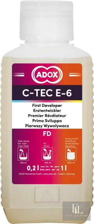 ADOX C-TEC E-6 3-bath Kit-component: First Developer (FD) standalone to mix 1000 ml