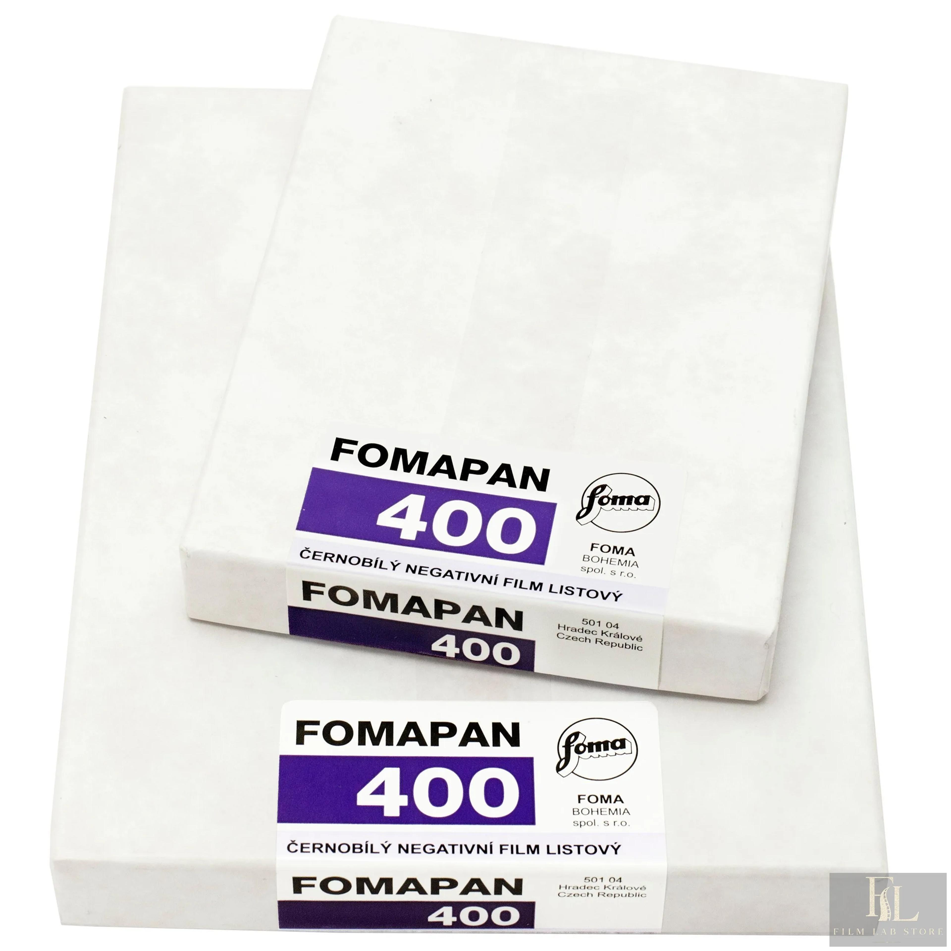 FOMA Fomapan 400 10,2x12,7 CM (4x5 INCH) / 25 Sheets