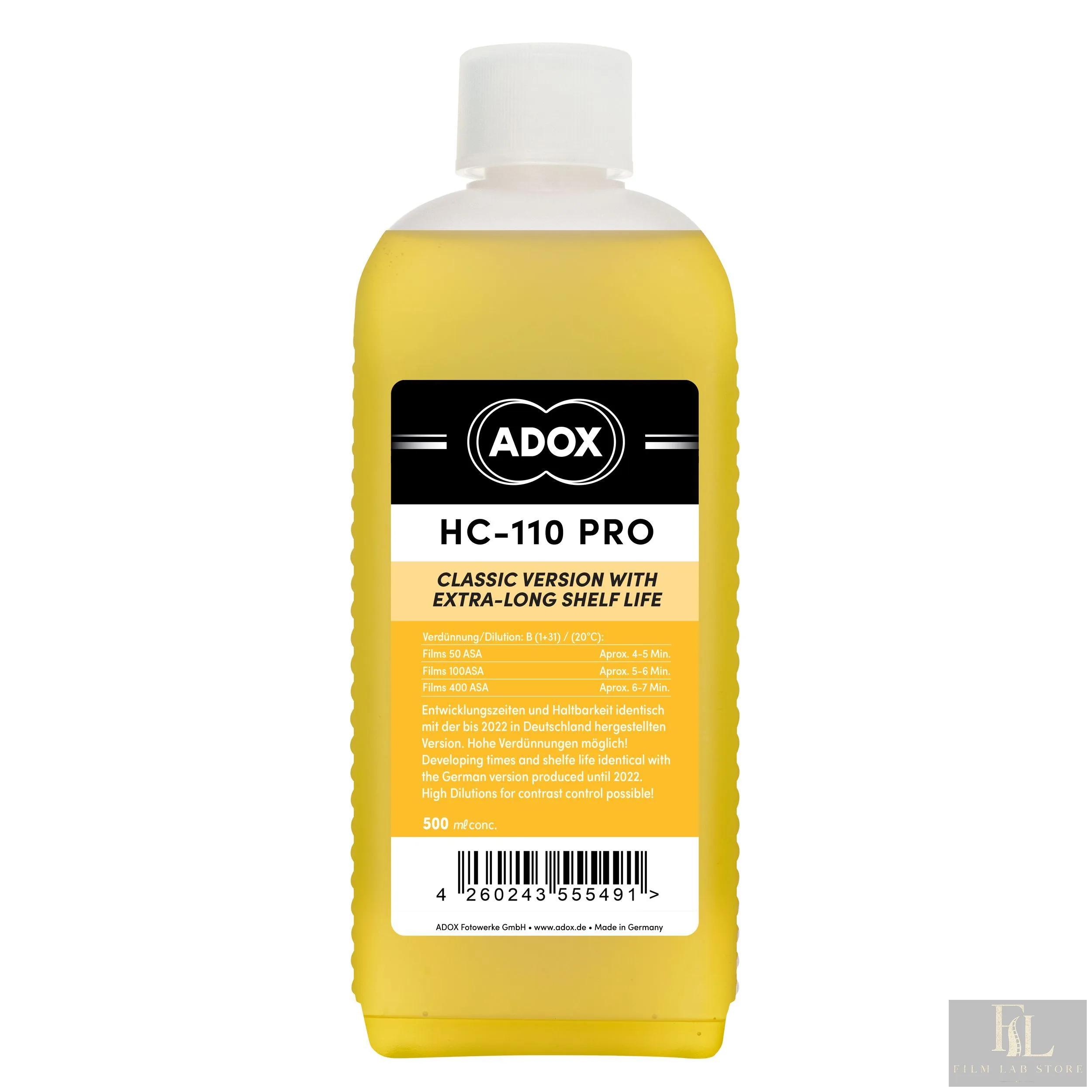ADOX HC-110 PRO ''Original Syrup'' Made in Germany 500 ml conc.