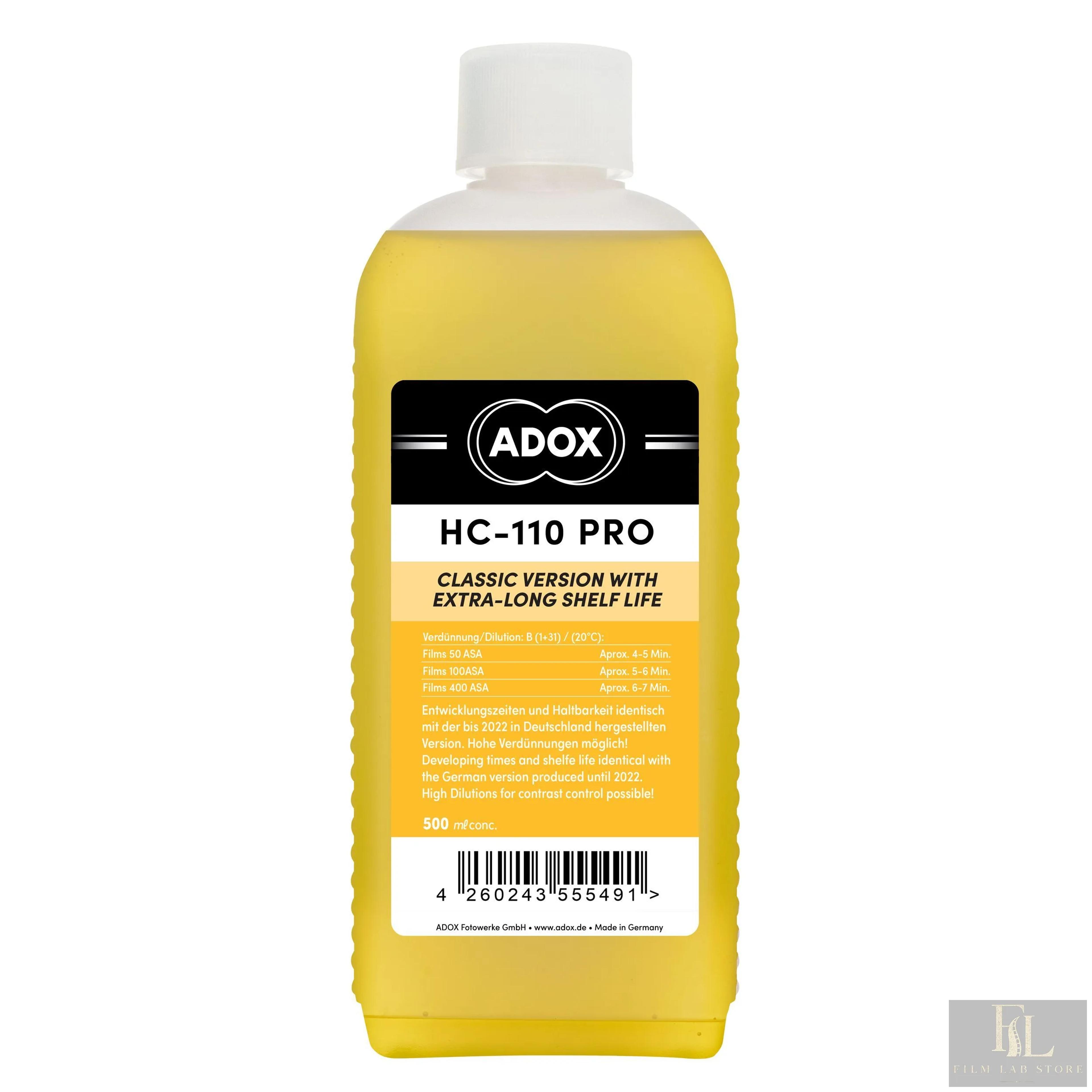 ADOX HC-110 PRO ''Original Syrup'' Made in Germany 500 ml conc.