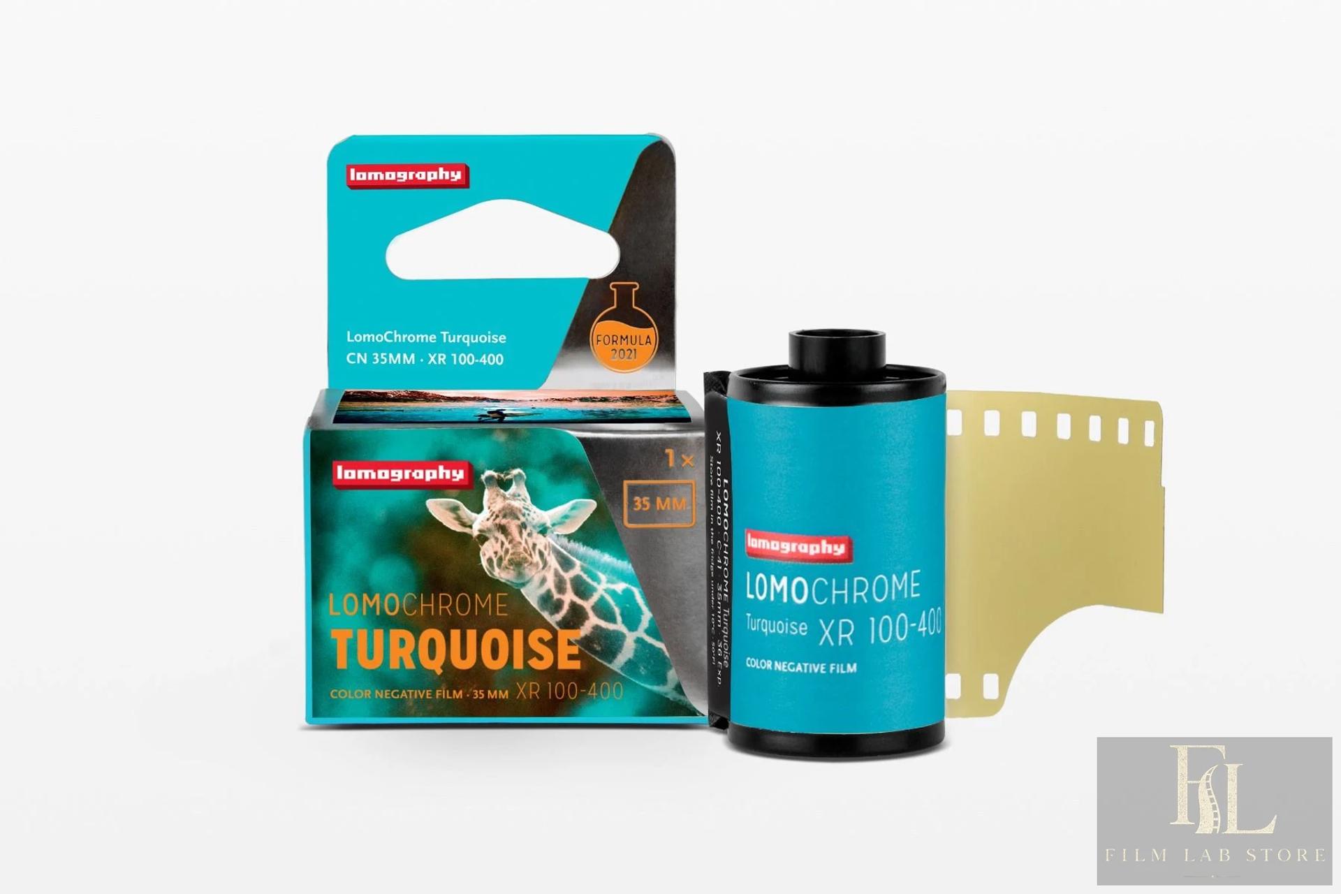 Lomography LomoChrome Turquoise XR 100–400 135/36 — expired 07/2025