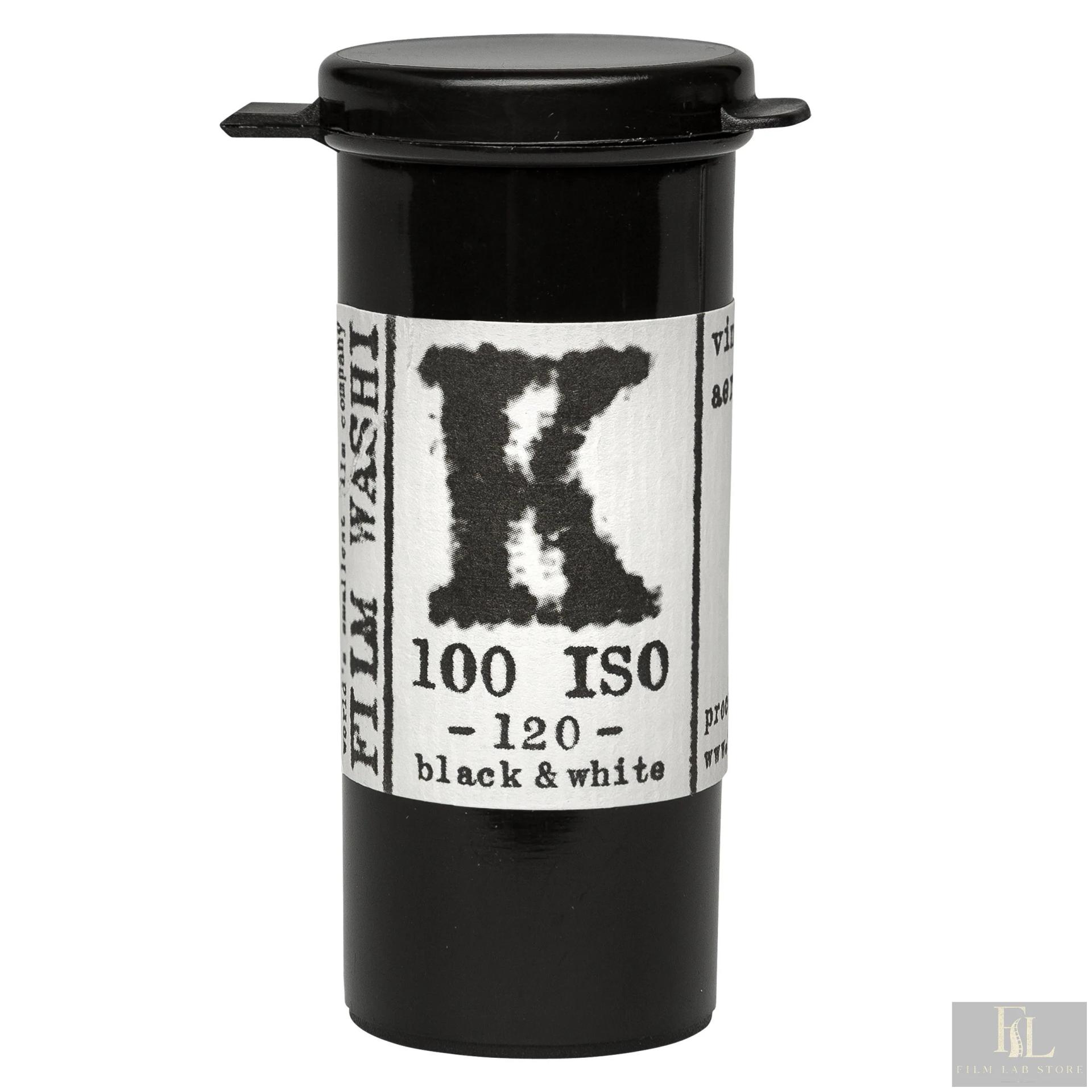 Washi K — чёрно-белая фотоплёнка 120, ISO 100, старый аэрофотоматериал