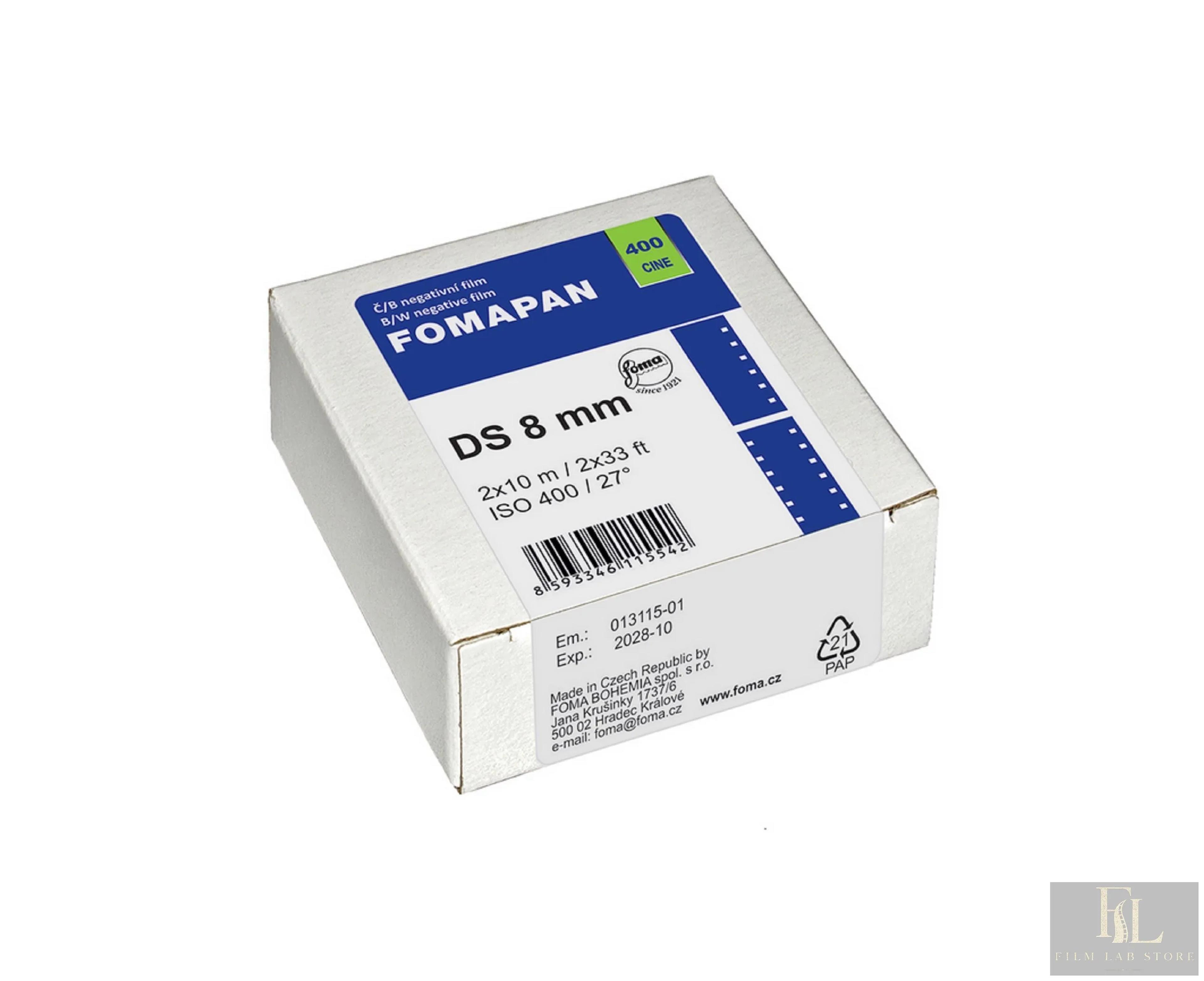 FOMA FOMAPAN 400 Cine DS8 10m