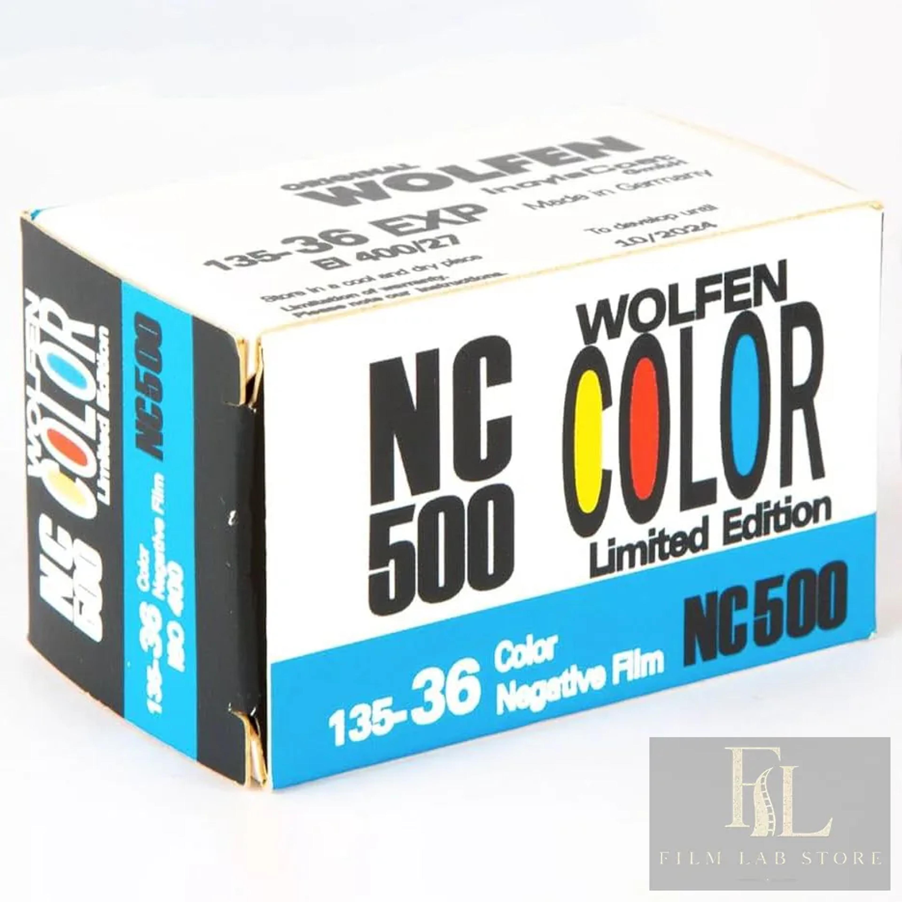 ORWO Wolfen NC 500 — 135 colour film, 36 exp, best before 12/2026