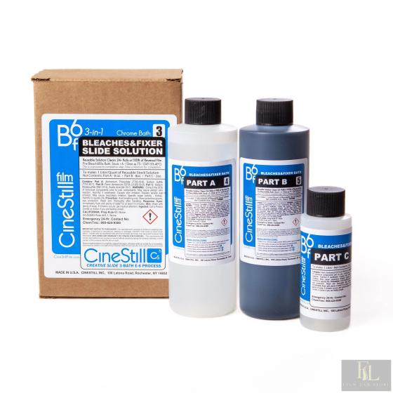 CINESTILL Bf6 ''Bleaches&Fixer'' 3-in-1 Slide Solution (24+ Rolls) to mix 1000 ml