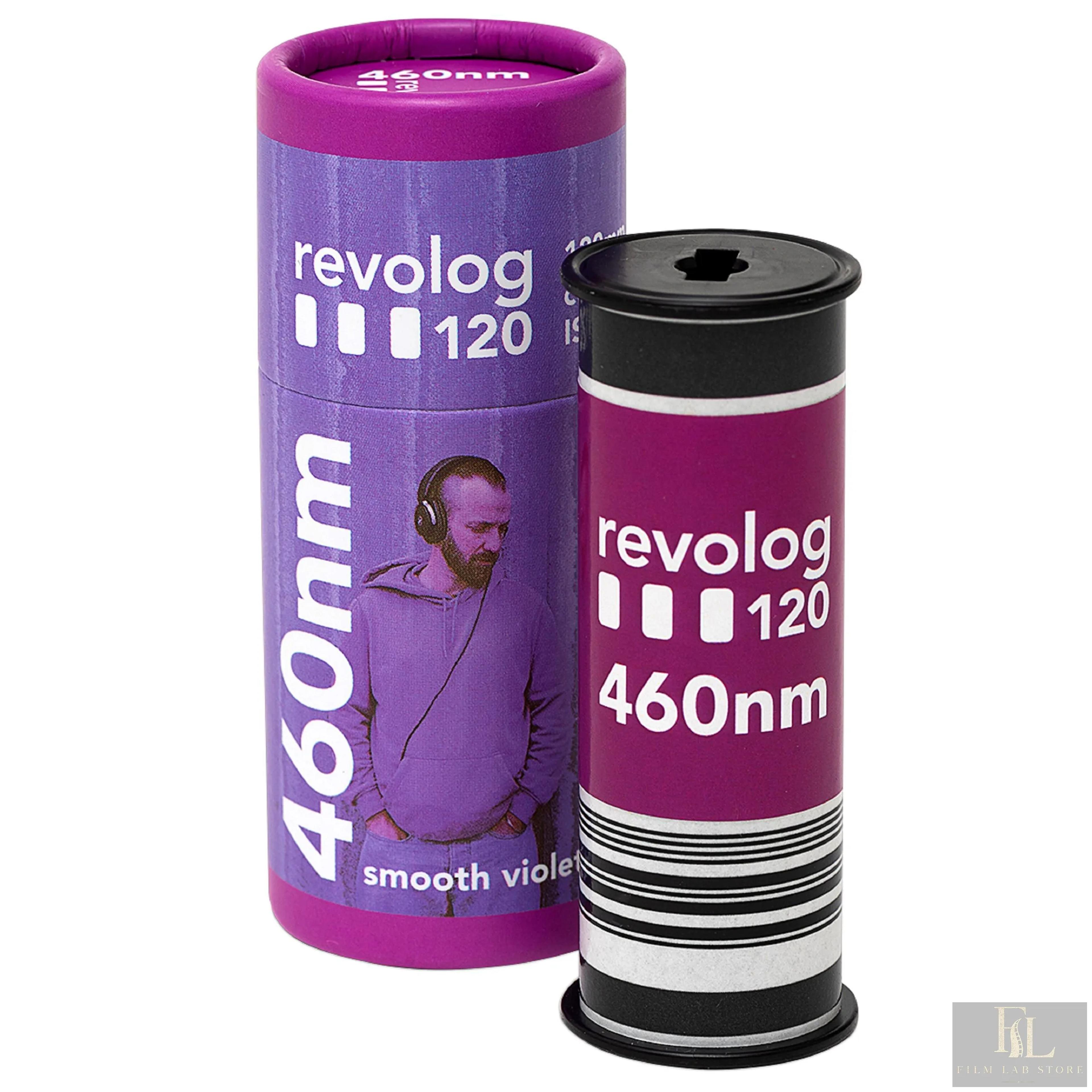 Revolog 460 nm — цветная фотоплёнка 120 со сдвигом цвета, ISO 200
