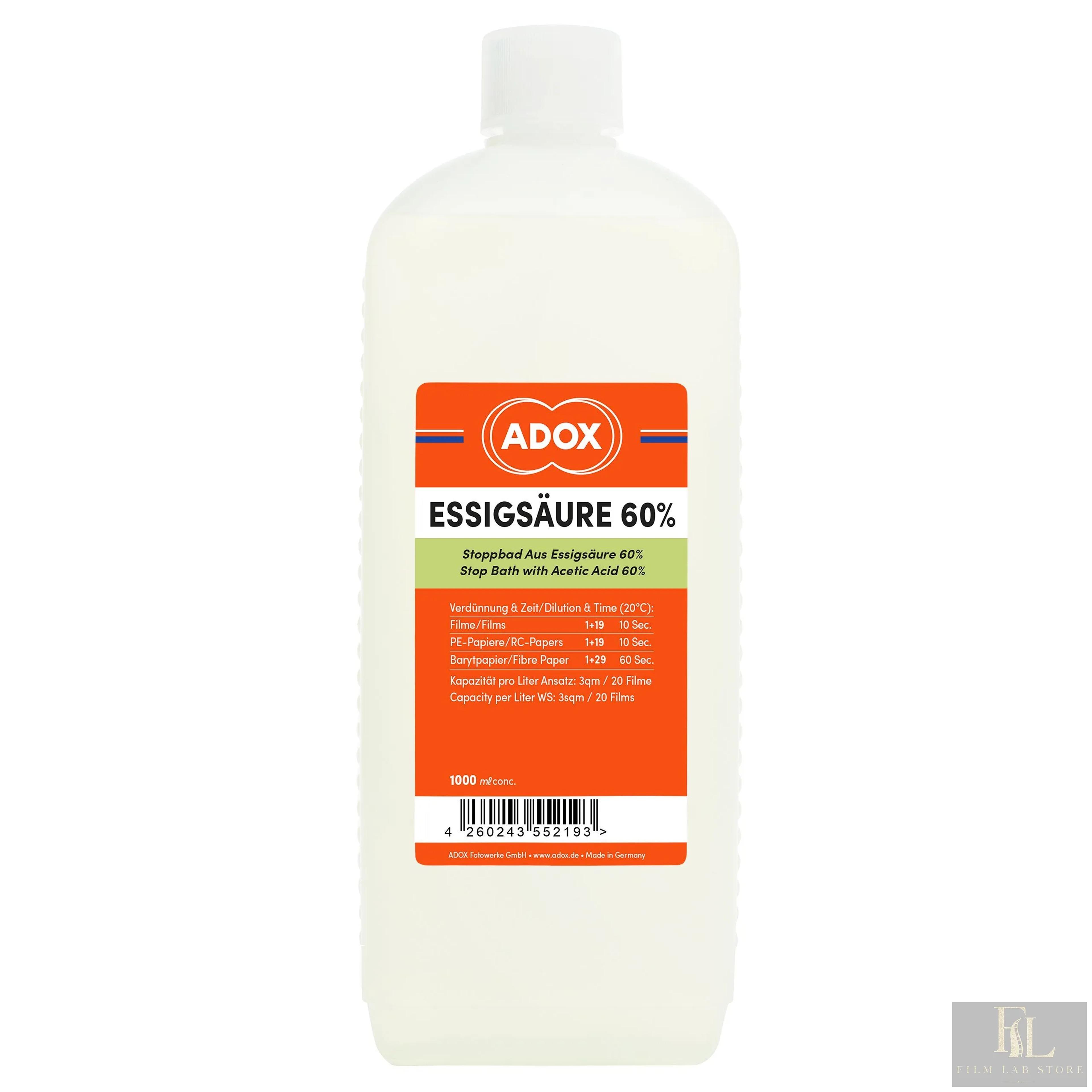 ADOX Acetic Acid 60% 1000 ml conc.