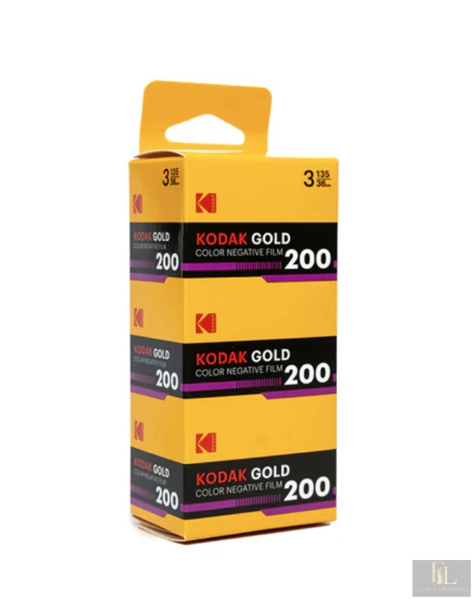 Kodak Gold 200 — набор из 3 цветных плёнок 135, по 36 кадров, ISO 200