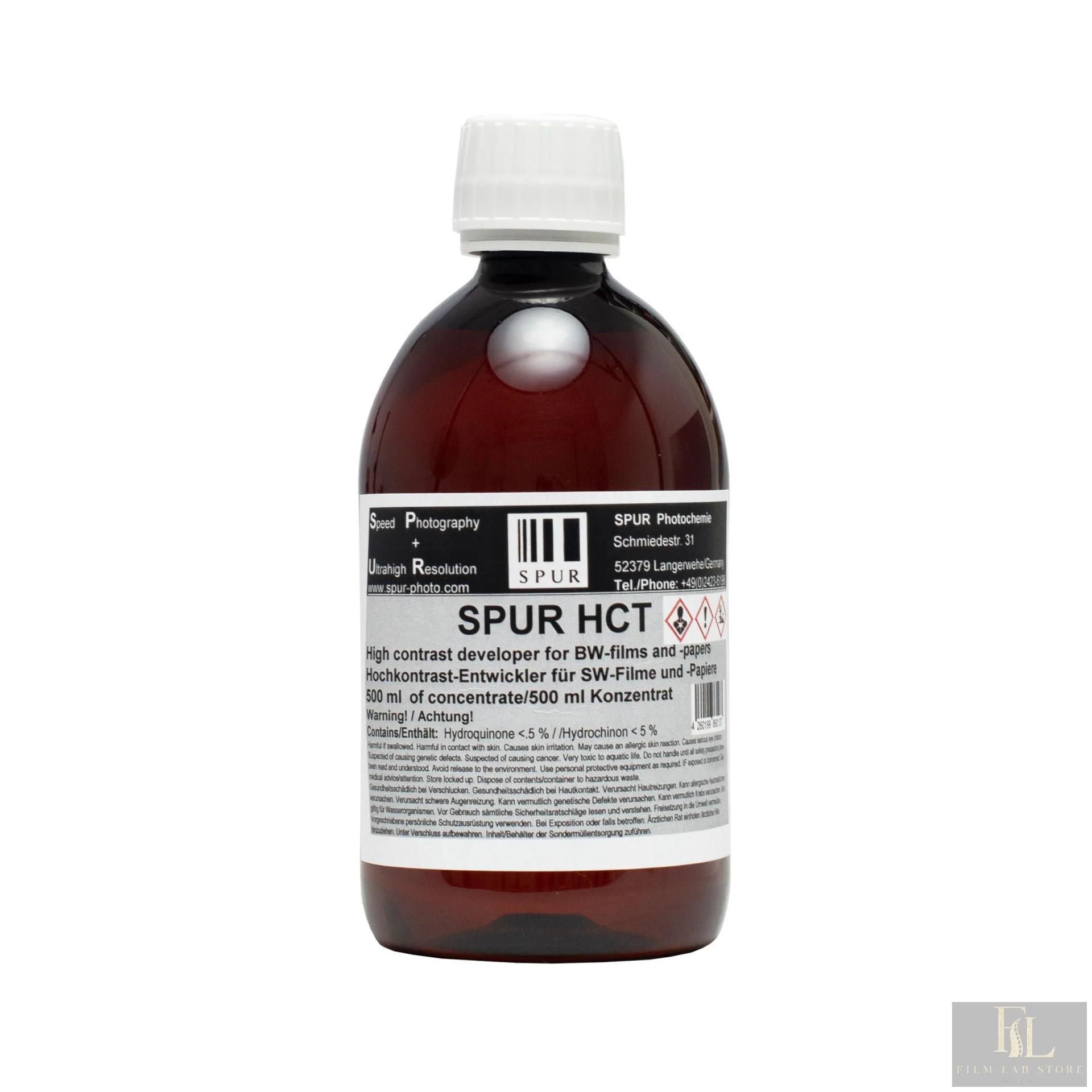 SPUR HCT — high-contrast developer, 500 ml concentrate