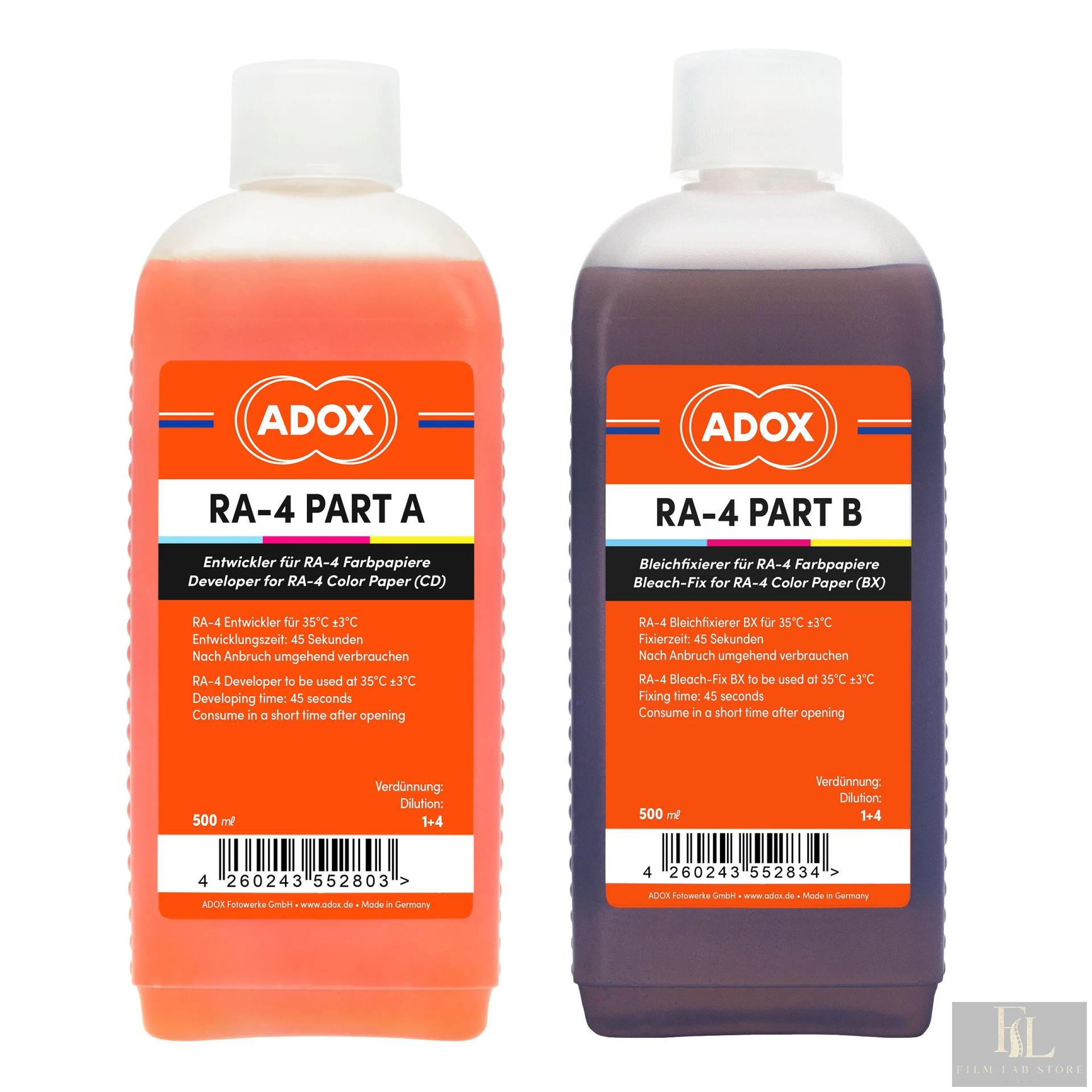 ADOX RA-4 Kit — colour printing, makes 2.5 litres