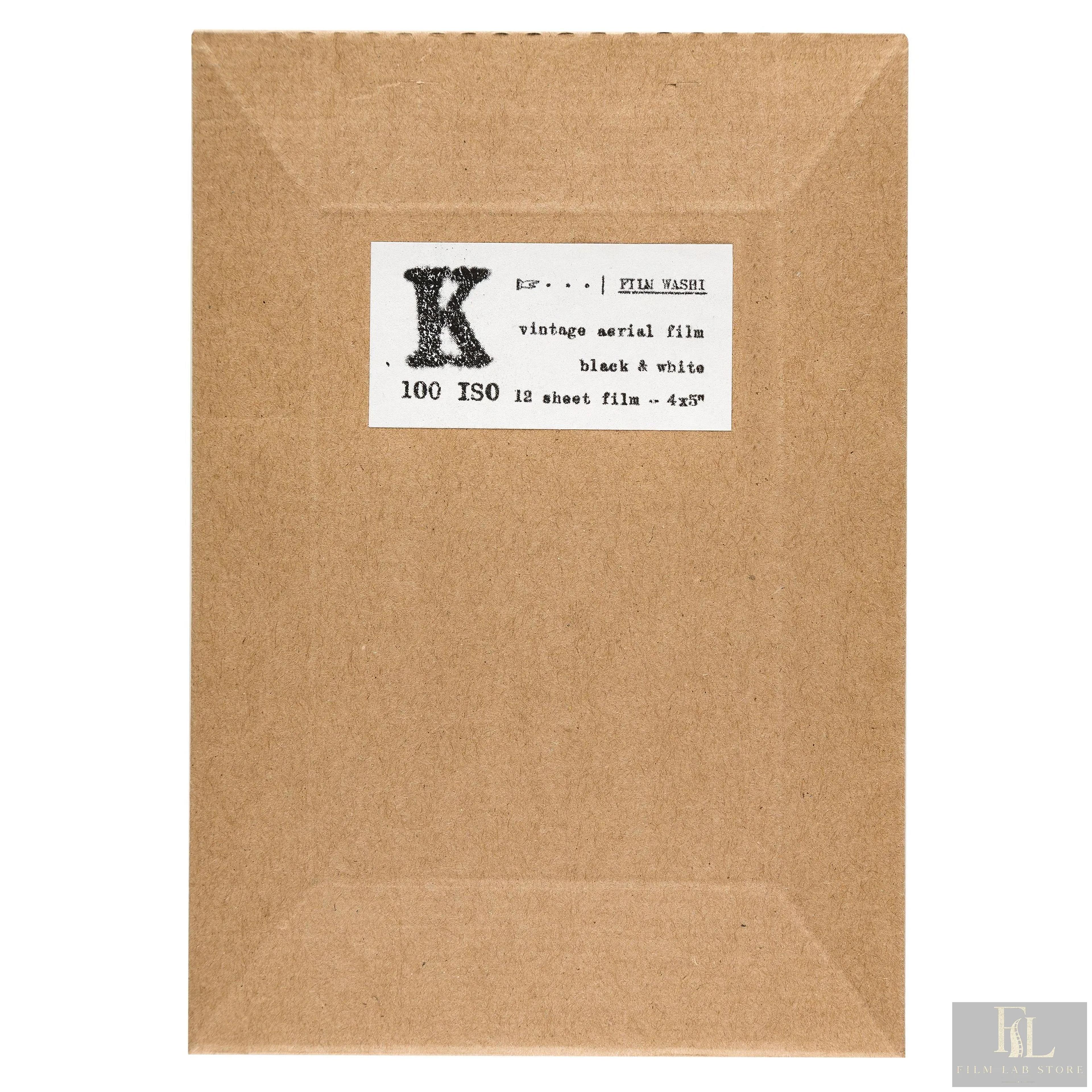 WASHI K- 100iso /21° 4x5 Inch Sheetfilm 10,2x12,7 CM (4x5 INCH)