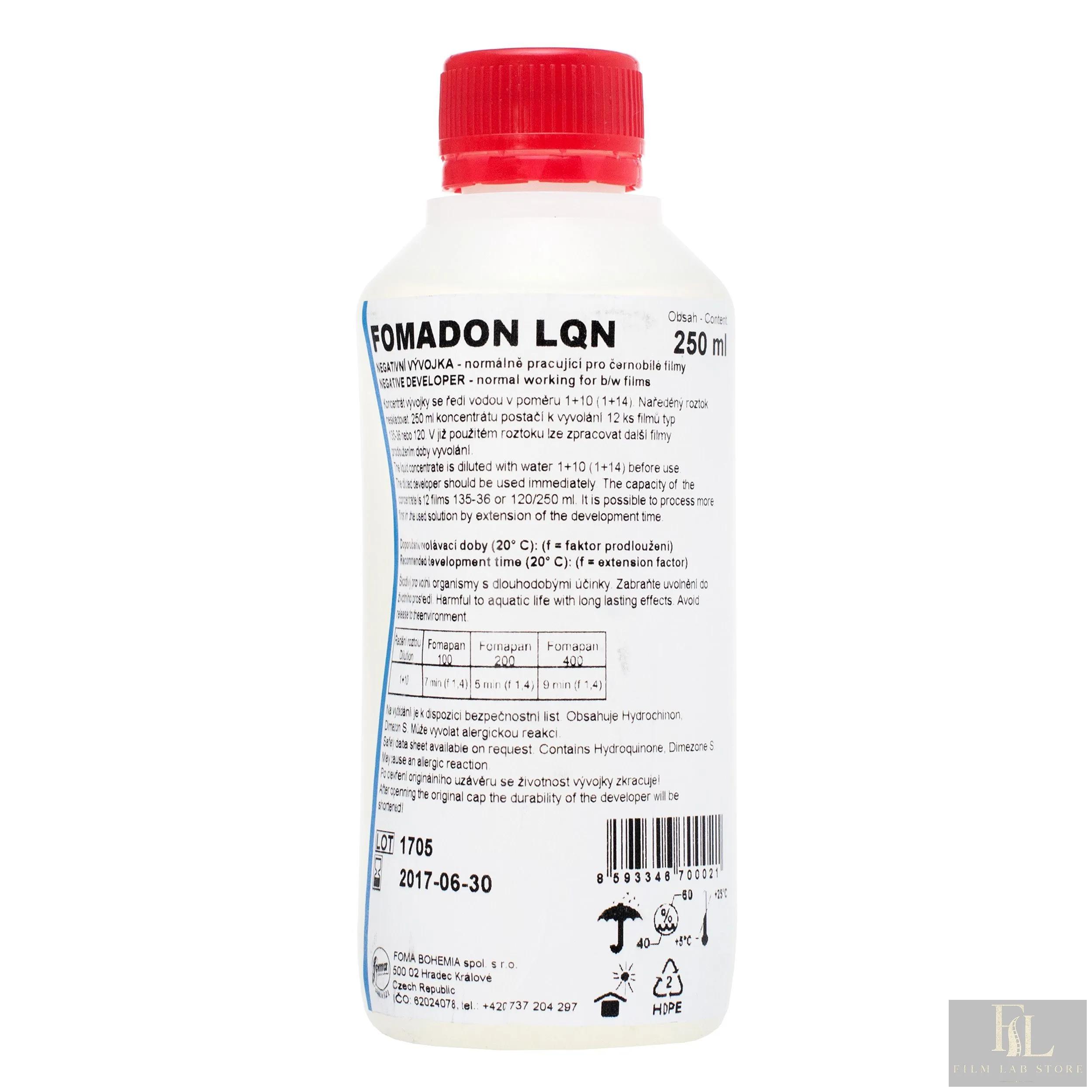 FOMA Fomadon LQR Developer 250ml For Reversal Process 250 ml conc.