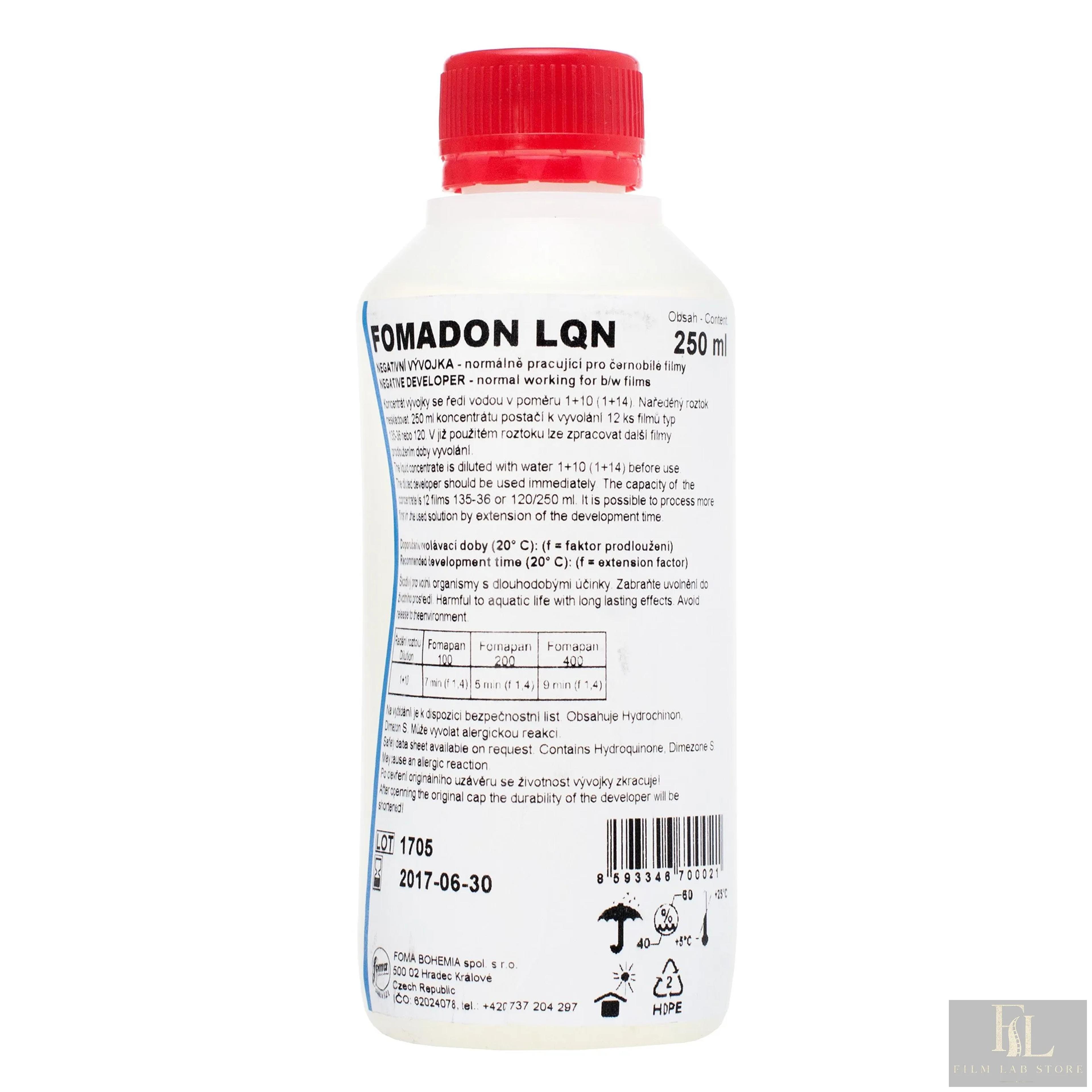 FOMA Fomadon LQR Developer 250ml For Reversal Process 250 ml conc.