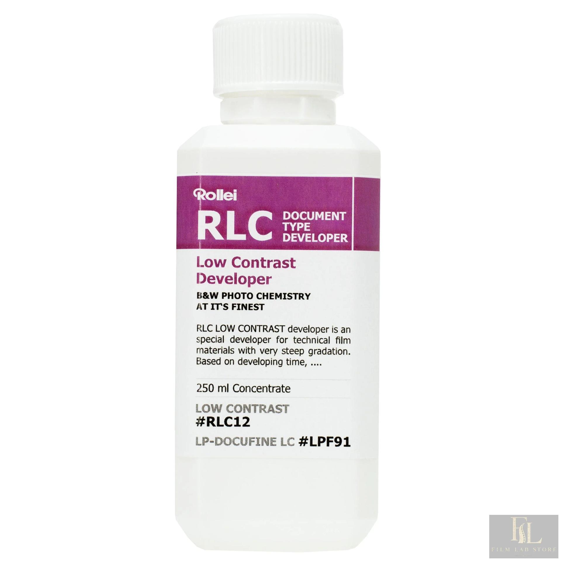 Rollei RLC Low Contrast — low-contrast developer, 250 ml concentrate