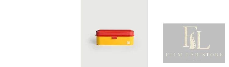 KODAK Film Steel Case Yellow with Red lid