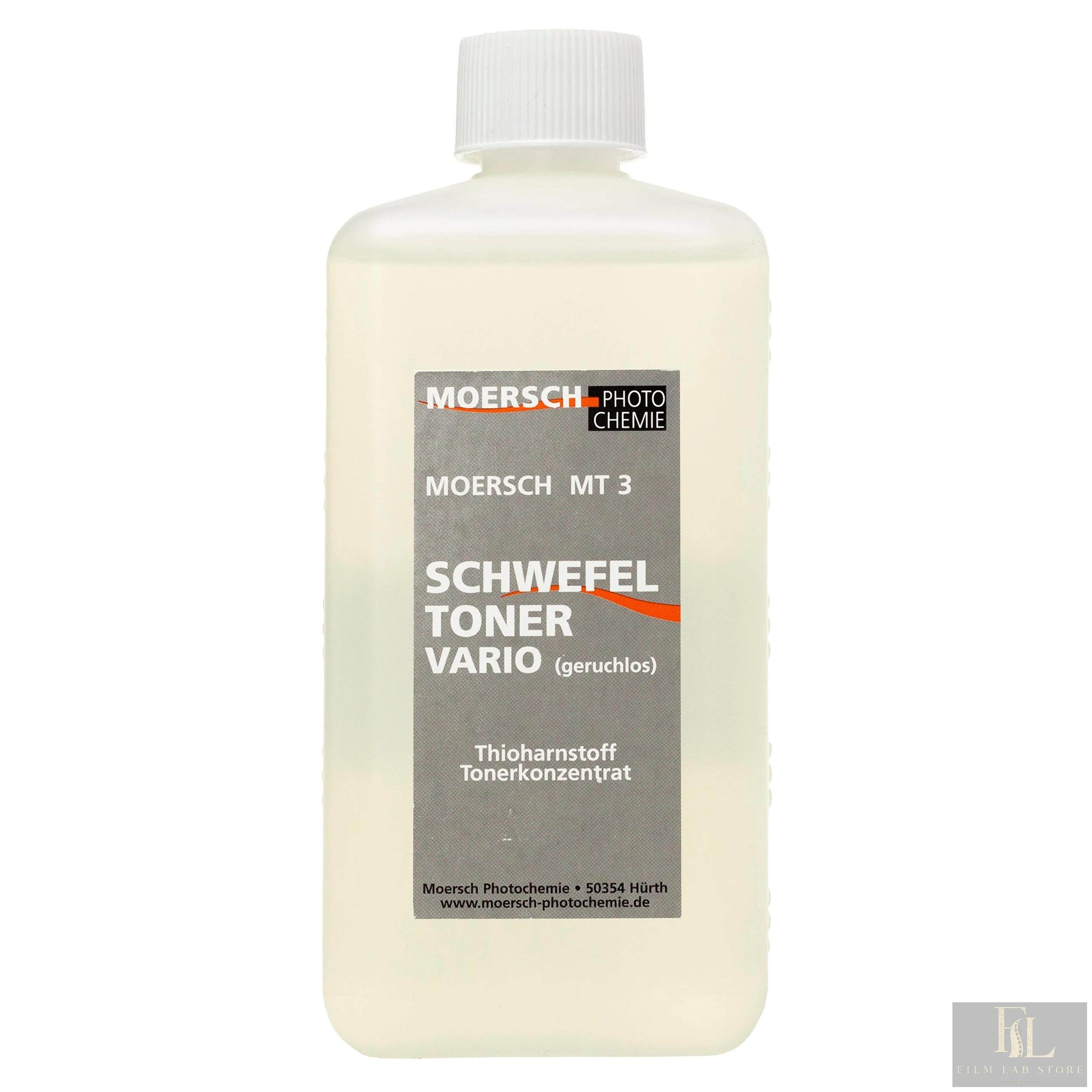 MOERSCH MT3 Sulphide Toner Vario Toner (Odourless) 500 ml conc.