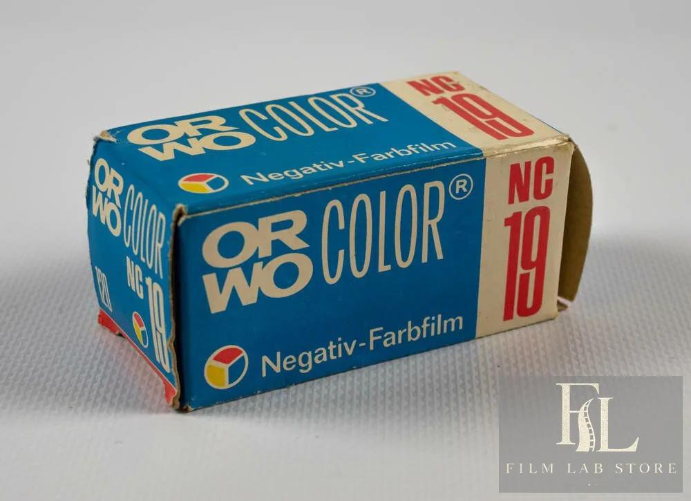 Checked film ORWO Color NC 19 (120, 1990)