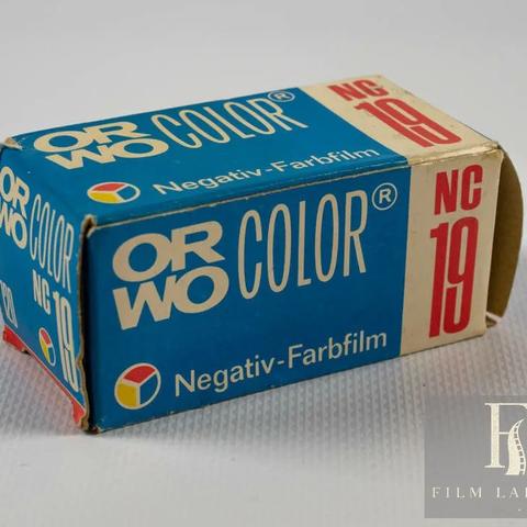 Checked film ORWO Color NC 19 (120, 1990)