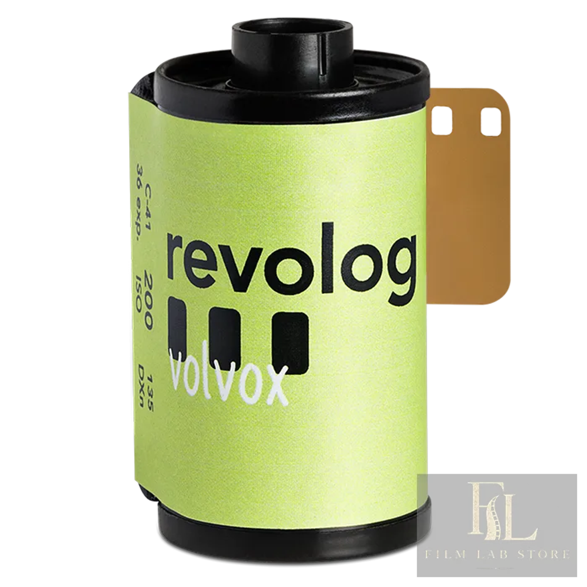 Revolog Volvox 200 — цветная фотоплёнка 135 с зелёными огоньками, 36 кадров, ISO 200