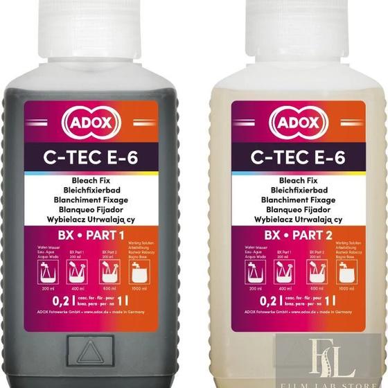 ADOX C-TEC E-6 3-bath Kit-component: Bleach Fixer (BX) standalone to mix 1000 ml