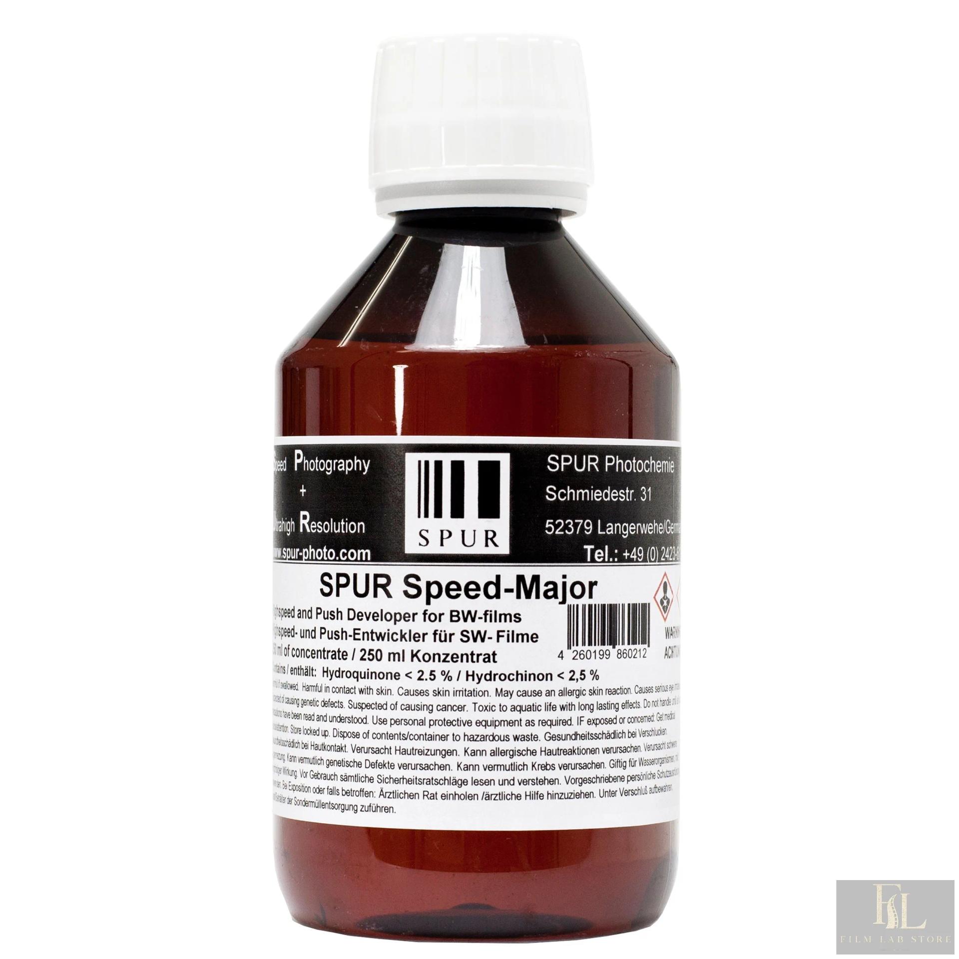 SPUR Speed Major — проявитель для push-обработки, концентрат 250 мл