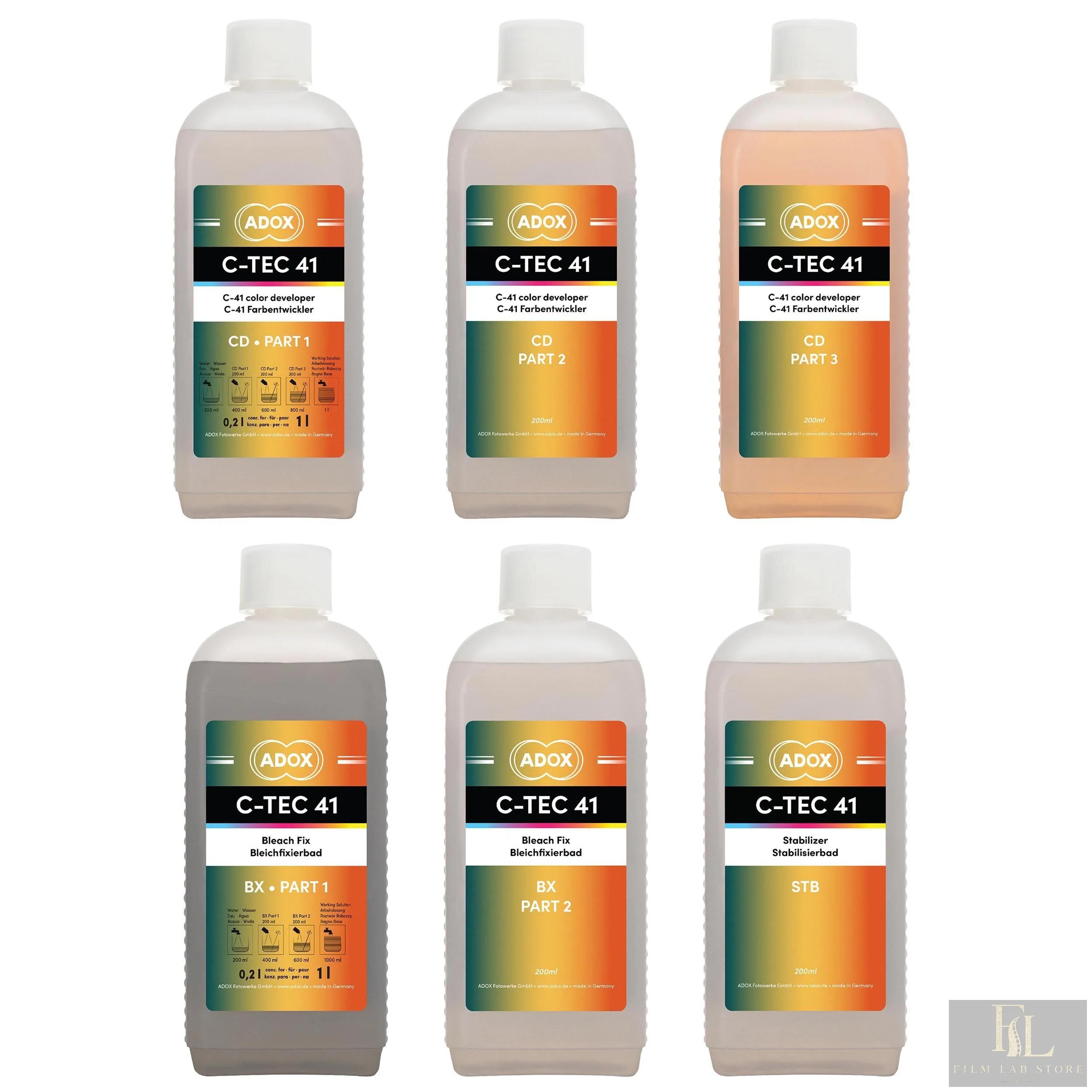 ADOX C-Tec C-41 Negativ Kit Rapid for 12-16 films to mix 1000 ml