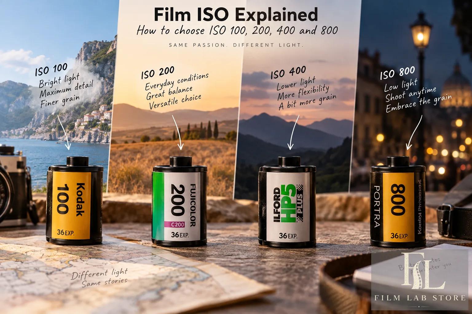 Film ISO: how to choose 100, 200, 400 or 800