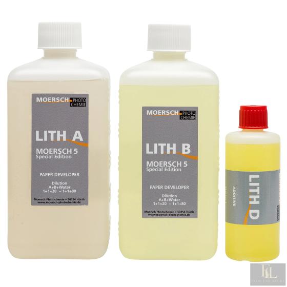MOERSCH Lith 5 Master Kit: 2x500ml = 1000ml + 1 Additive 1000 ml conc.