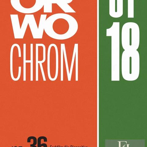 Проверенная ORWO Chrom UT 18 — слайдовая плёнка 135, ISO 12