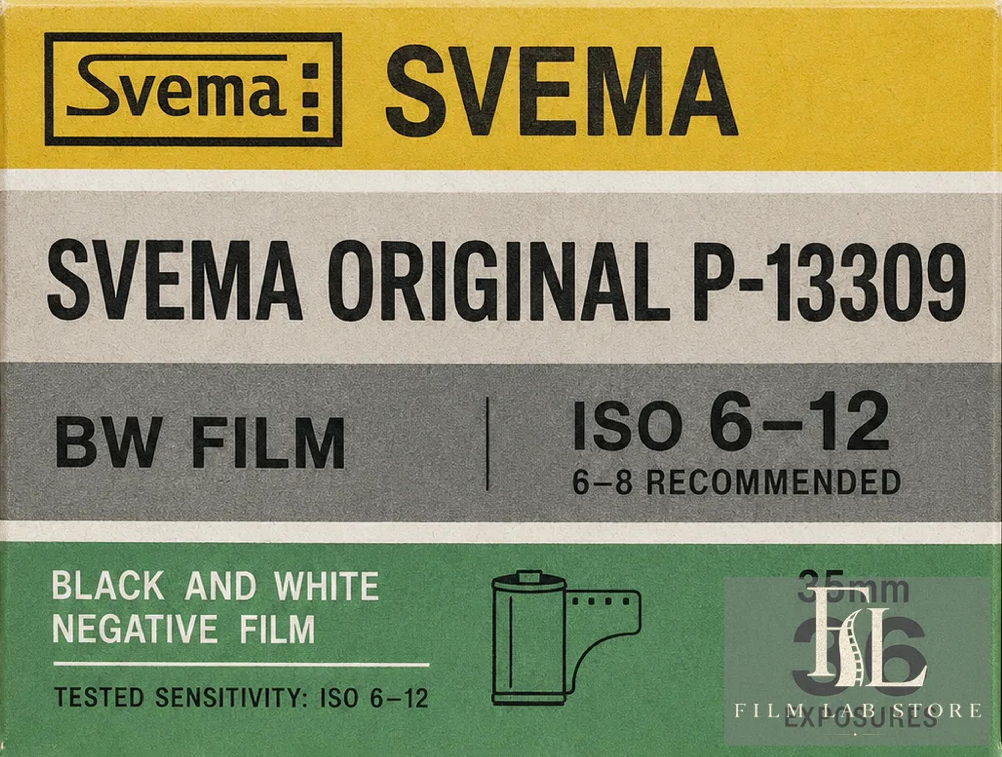 Tested: Svema Original P-13309 — black-and-white 135 film, ISO 6-12 (6-8 recomended)