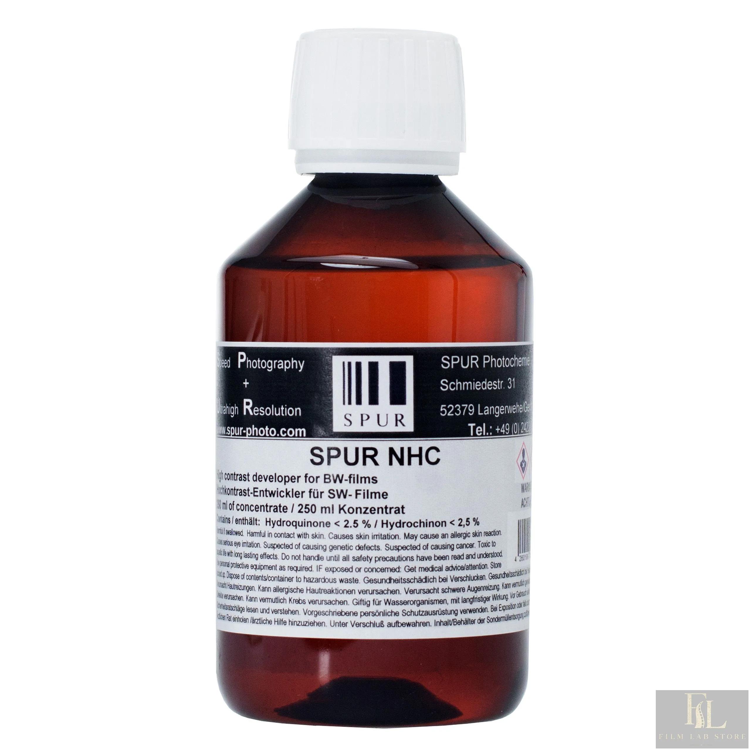 SPUR NHC Negativ-High Contrast Developer 250 ml 250 ml conc.