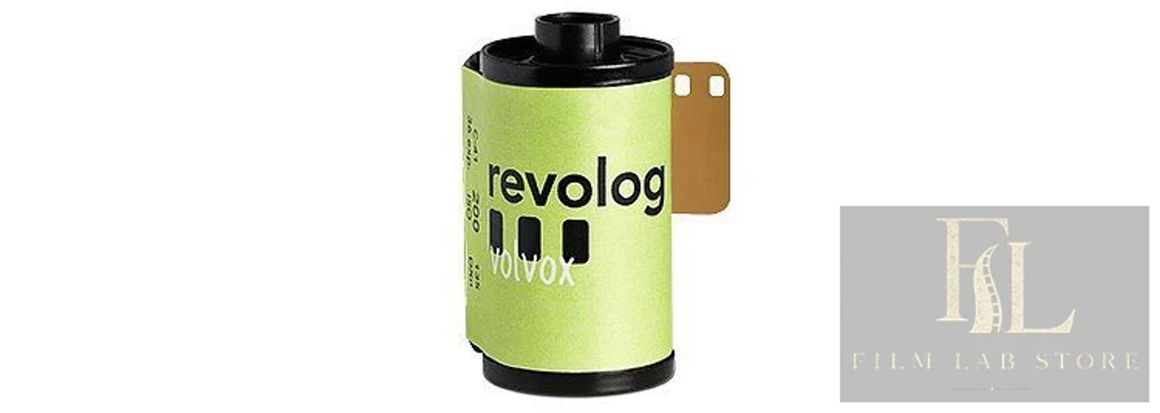 Revolog Volvox — 135 colour film with green dots, 36 exp, ISO 400